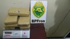 BPFron prende homem que transportava mais de 15 quilos de maconha em ônibus de viagem em Capitão Leônidas Marques (PR)