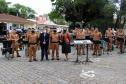 Banda de Música da PM faz apresentação em comemoração ao Dia do Professor em Curitiba
