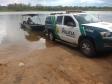 Polícia Ambiental encontra 500 metros de rede nos Rios do Corvo, no Noroeste do estado