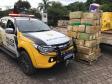 Caminhão com 985 quilos de maconha que seguia para Colombo (PR) é interceptado pelo BPRv na Rodovia da Uva