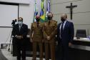 Comandante Geral da PMPR e 16º Batalhão da PM são homenageados pela Câmara Municipal de Guarapuava, no Centro Sul do estado