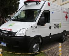 Hospital da Polícia Militar (HPM) recebe nova ambulância durante solenidade na Capital