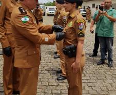 Batalhão de Guarda da PM comemora 55 anos de criação com solenidade em Piraquara, na RMC