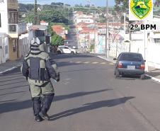 PM do Norte Pioneiro apreende material explosivo com quarteto em Ribeirão do Pinhal