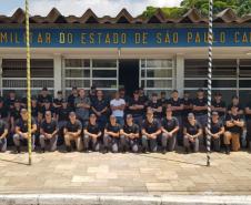 Integrantes do Canil do BOPE participam de curso e de congresso sobre cinotecnia em São Paulo