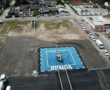 Nova base do BPMOA é instalada no litoral para atuação conjunta com a saúde em resgates e remoções aeromédicas no Verão Maior 