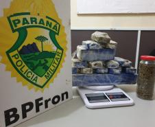BPFron apreende mais de dois quilos de maconha e encaminha dois adolescentes em Guaíra (PR)