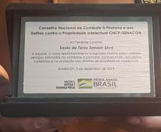 BPFron é premiado em Brasília (DF) pelo Conselho Nacional de Combate à Pirataria