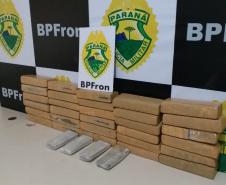 BPFron apreende mais de 31 quilos de maconha e haxixe e 1,5 mil pacotes de cigarros em situações distintas no Oeste do estado