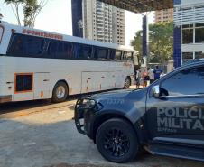Operação na fronteira resulta em dois ônibus com contrabando apreendidos pelo BPFron