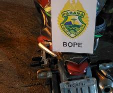 BOPE recupera carro e moto roubados em Curitiba (PR)