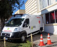 Hospital da PM recebe nova ambulância com suporte avançado para reforçar atendimento a pacientes