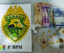 Equipes da PM de Paranavaí encaminham seis pessoas por roubos e envolvimento com tráfico de drogas