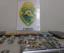 Equipes da PM de Paranavaí encaminham seis pessoas por roubos e envolvimento com tráfico de drogas