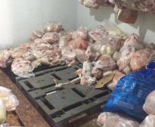 Cinco toneladas de carne são apreendidas pelo BPAmb-FV no Noroeste do estado
