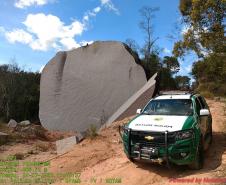 Desmate e exploração mineral em Bocaiúva do Sul (PR) são constatados durante ação da Polícia Ambiental 