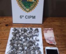 PM de Ivaiporã apreende drogas e encaminha sete pessoas à Polícia Civil