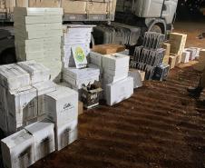 BPFron apreende quase 400 quilos de maconha, cigarros e vinhos contrabandeados no Oeste do estado