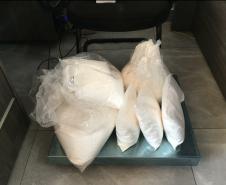 Casal com 17 quilos de cocaína é preso pelo BPRv em Porto Camargo, no Noroeste do estado