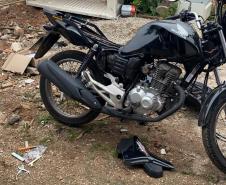 Desmanche com sete motos furtadas é descoberta pelo BPGd em Piraquara, na RMC