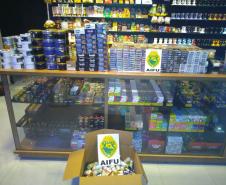 AIFU apreende cigarros e contrabandos durante fiscalizações em Guaratuba (PR)