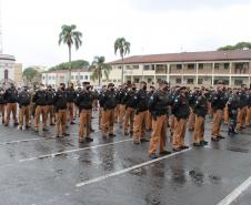 Polícia Militar comemora o Dia da Bandeira Nacional em todo o Paraná