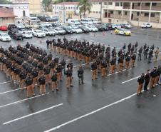 Polícia Militar comemora o Dia da Bandeira Nacional em todo o Paraná