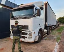Caminhões roubado e com adulteração são apreendidos pelo BPFron em Umuarama (PR)