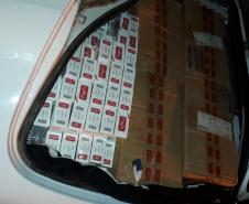 No Norte Pioneiro, PM apreende 750 maços de cigarros contrabandeados, maconha e cocaína em situações distintas