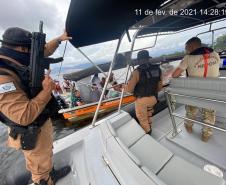 Patrulha Costeira da PM faz patrulhamento preventivo em conjunto com a Marinha do Brasil e Polícia Federal