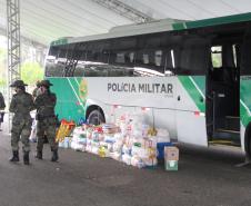 Para marcar aniversário, Polícia Ambiental arrecada 5,6 toneladas de alimentos