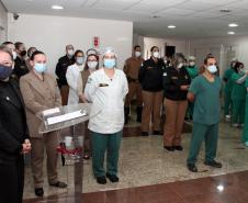 Profissionais de saúde são homenageados no Hospital da Polícia Militar em comemoração ao Dia Internacional do Enfermeiro