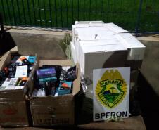 BPFron apreende vários produtos contrabandeados durante a Operação Hórus no Oeste do estado