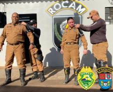 ROCAM do 4º Batalhão recebe novos integrantes em Maringá (PR)