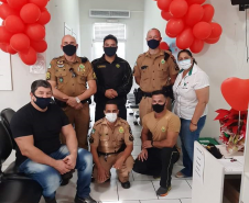 Policiais militares do 2º BPM participam de campanha de doação de sangue em Jacarezinho