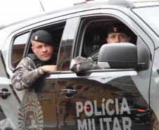 As unidades especializadas da PMPR foram mobilizadas para apoiar as forças locais e reforçar áreas estratégicas