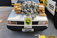 Apreensões de droga do BPRv no Litoral e no Oeste do estado causam prejuízo de R$ 250 mil ao tráfico