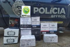 Após denúncias, Policiais da Fronteira apreendem 66 garrafas de vinhos contrabandeados em Barracão (PR)