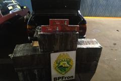 No Oeste do estado, BPFron apreende 300 pacotes de essência de narguilé durante a Operação Hórus