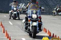 Policiais do BPRv participam de treinamento em motocicletas na Região Metropolitana de Curitiba (RMC)