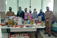 PM do Norte Pioneiro doa mais de 5 toneladas de alimentos pela campanha Nossa Cidade Sem Fome
