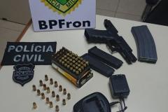 Operação conjunta do BPFron e da Polícia Civil culmina em dois mandados de prisão cumpridos em Francisco Alves (PR)