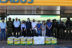 Com o Desafio virtual Guardiões da Fronteira, BPFRON arrecada 3,6 toneladas de alimentos para famílias e entidades
