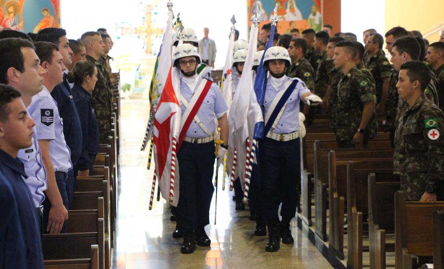 Polícia Militar do Paraná participa da Santa Missa de Páscoa dos Militares no Santuário São José Operário, em Curitiba