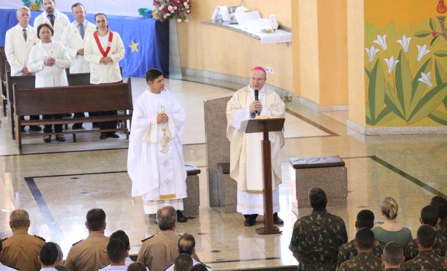Polícia Militar do Paraná participa da Santa Missa de Páscoa dos Militares no Santuário São José Operário, em Curitiba