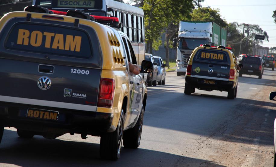 Ação conjunta entre Polícia Militar, Força Nacional e Guarda Municipal reforça segurança em São José dos Pinhais