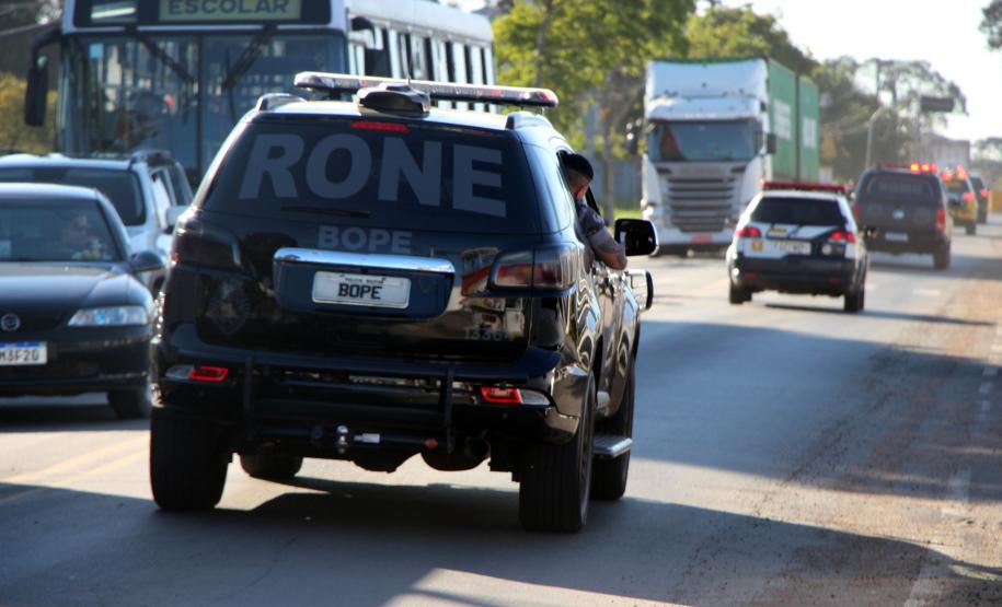 Ação conjunta entre Polícia Militar, Força Nacional e Guarda Municipal reforça segurança em São José dos Pinhais