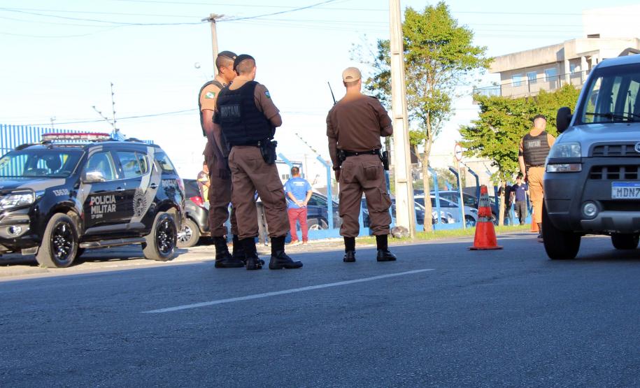 Ação conjunta entre Polícia Militar, Força Nacional e Guarda Municipal reforça segurança em São José dos Pinhais