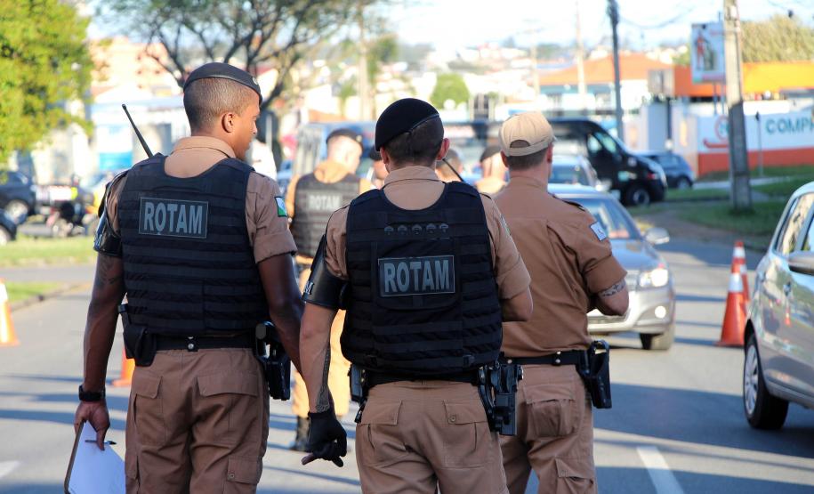 Ação conjunta entre Polícia Militar, Força Nacional e Guarda Municipal reforça segurança em São José dos Pinhais