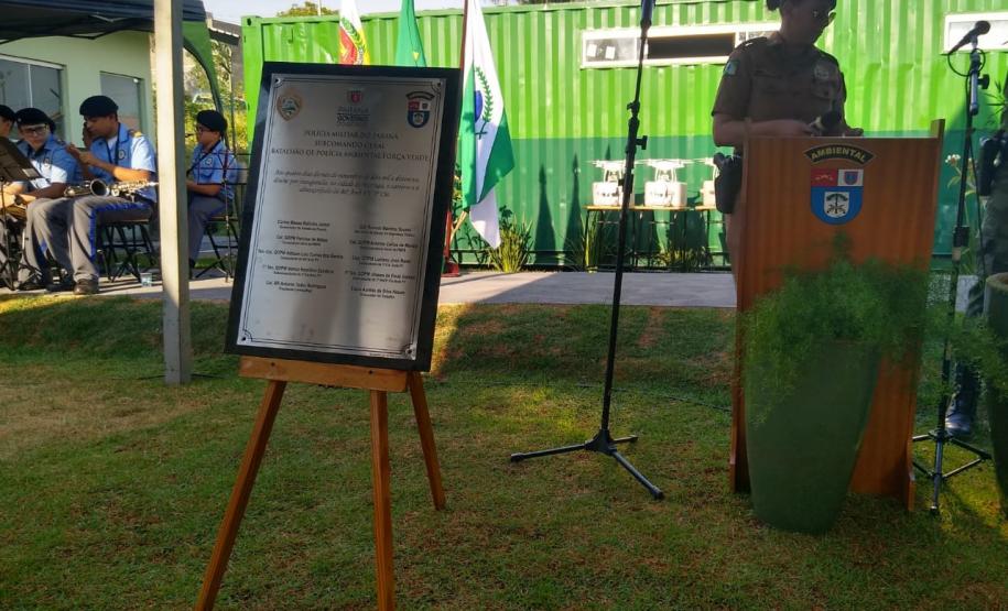 Polícia Ambiental inaugura nova estrutura em Maringá durante solenidade